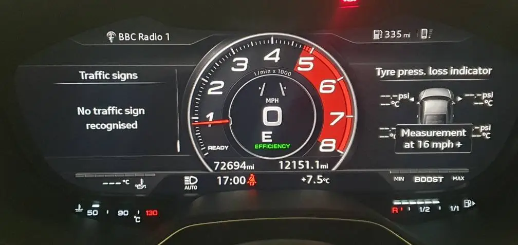 Activation Compteur Sport Virtual Cockpit Gen 1