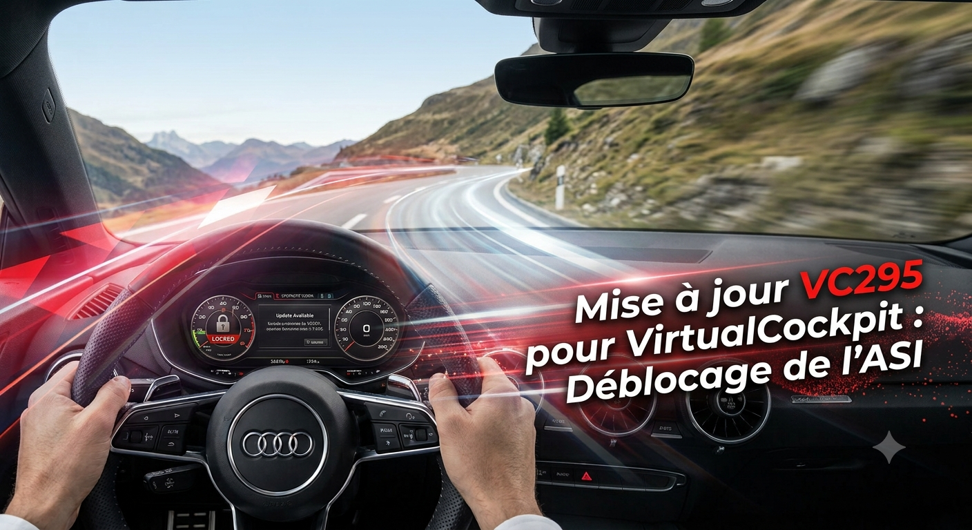 Mise à jour Virtual Cockpit 0295 "Letterless" – Audi TT MK3 (8S) – Réf. 8S0906961 (sans lettre)