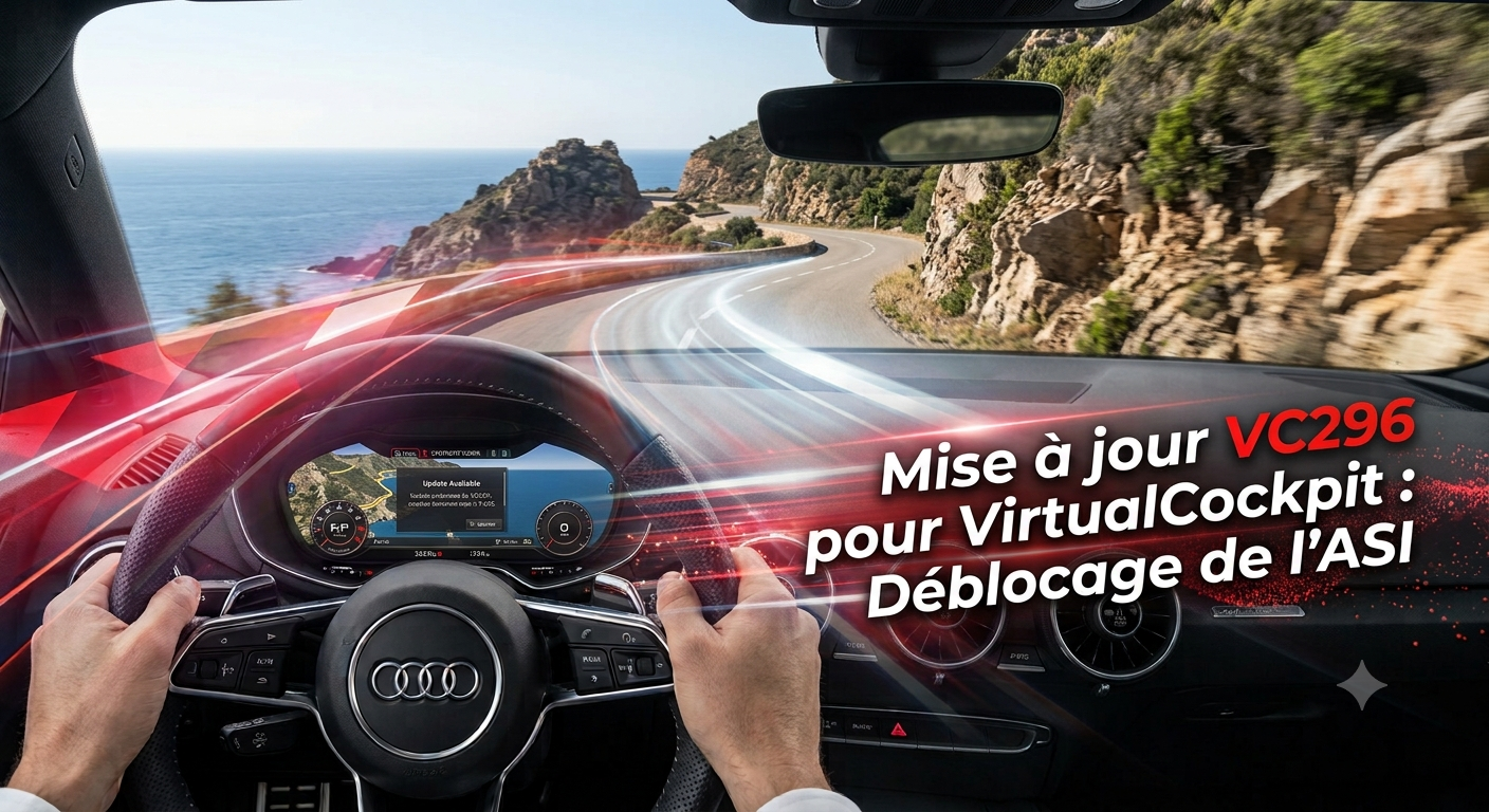 Mise à jour Virtual Cockpit 0296 – Audi TT MK3 (8S) – Réf. 8S0 906 961 AE