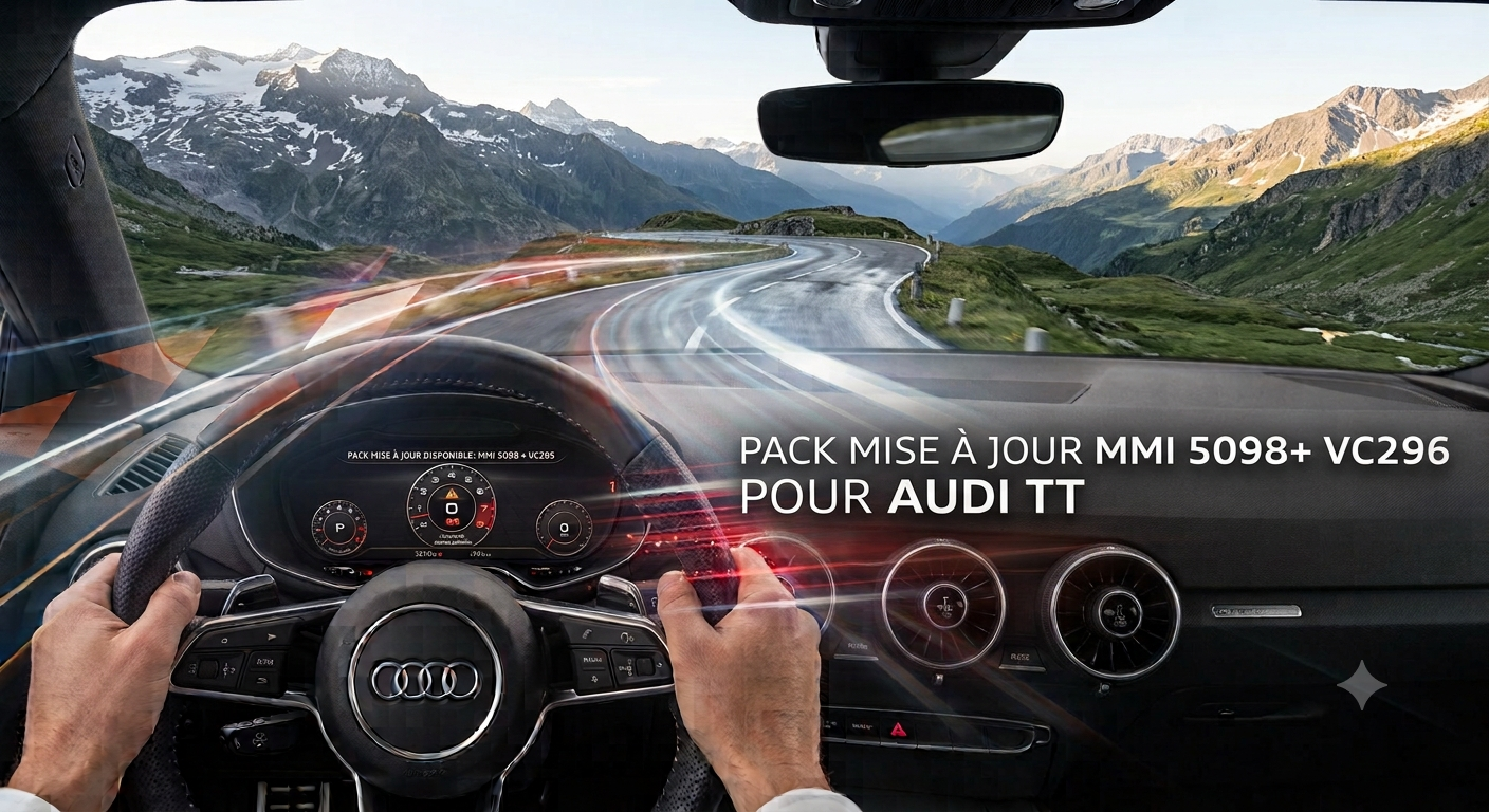 Pack Complet Mise à jour P5098 + Virtual Cockpit 296 – Audi TT MK3 (8S)